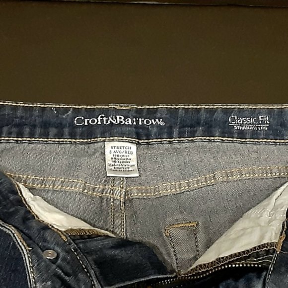 Croft & Barrow Classic Fit Blue Jeans - Picture 3 of 4